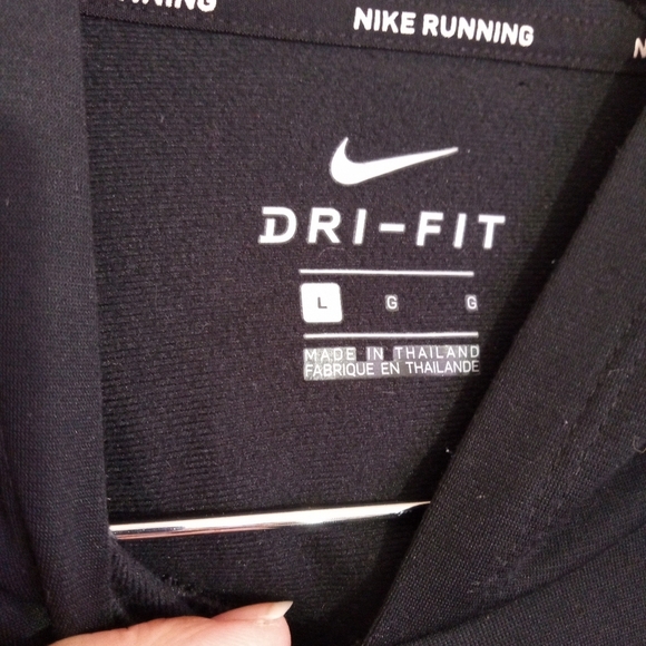 Nike Dri-Fit running long sleeve top with thumb holes men's size large - Picture 6 of 12